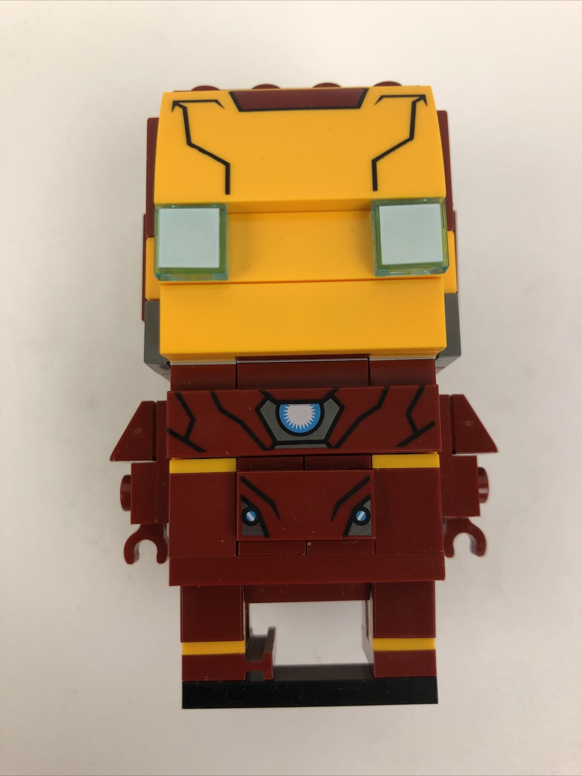 Assembled LEGO Brick Headz Iron Man Figure Discontinued (41590) - LOOK