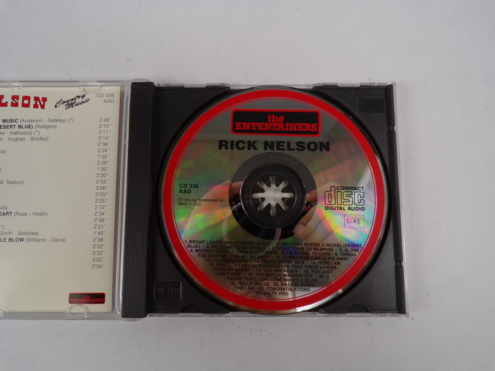 Nick Nelson Country Music Welcome Ro My World Mistery Train CD#38