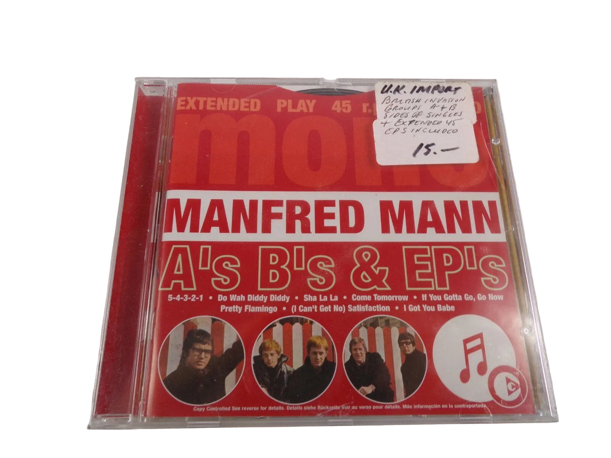 Manfred Mann A's B's & Ep's 5-4-3-2-1 Without You Hubble Bubble Groovin' CD#30