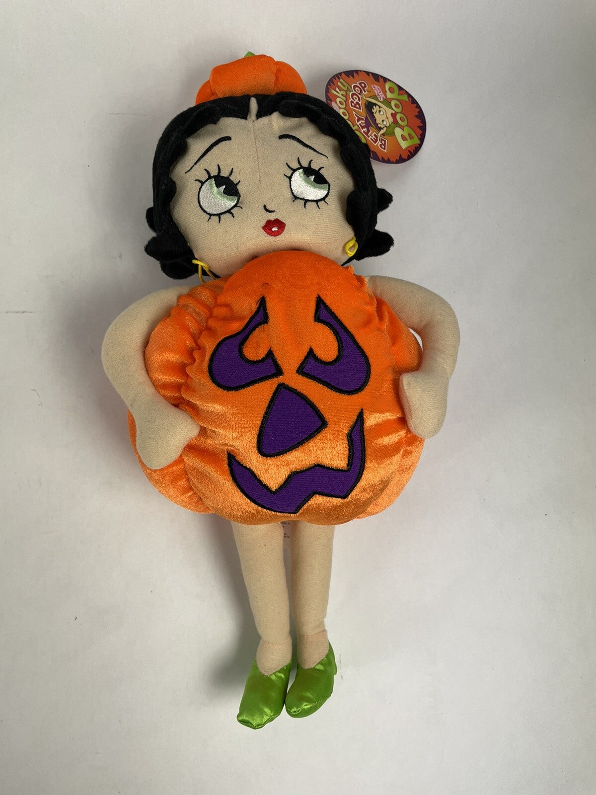 Pumpkin Spooky Boop Betty Boop Retro 16" Plush Doll