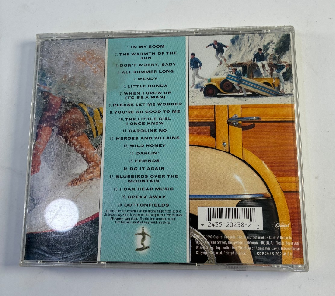 Beach Boys Greatest Hits Vol 2: 20 More Good Vibrations Capitol CD 1999