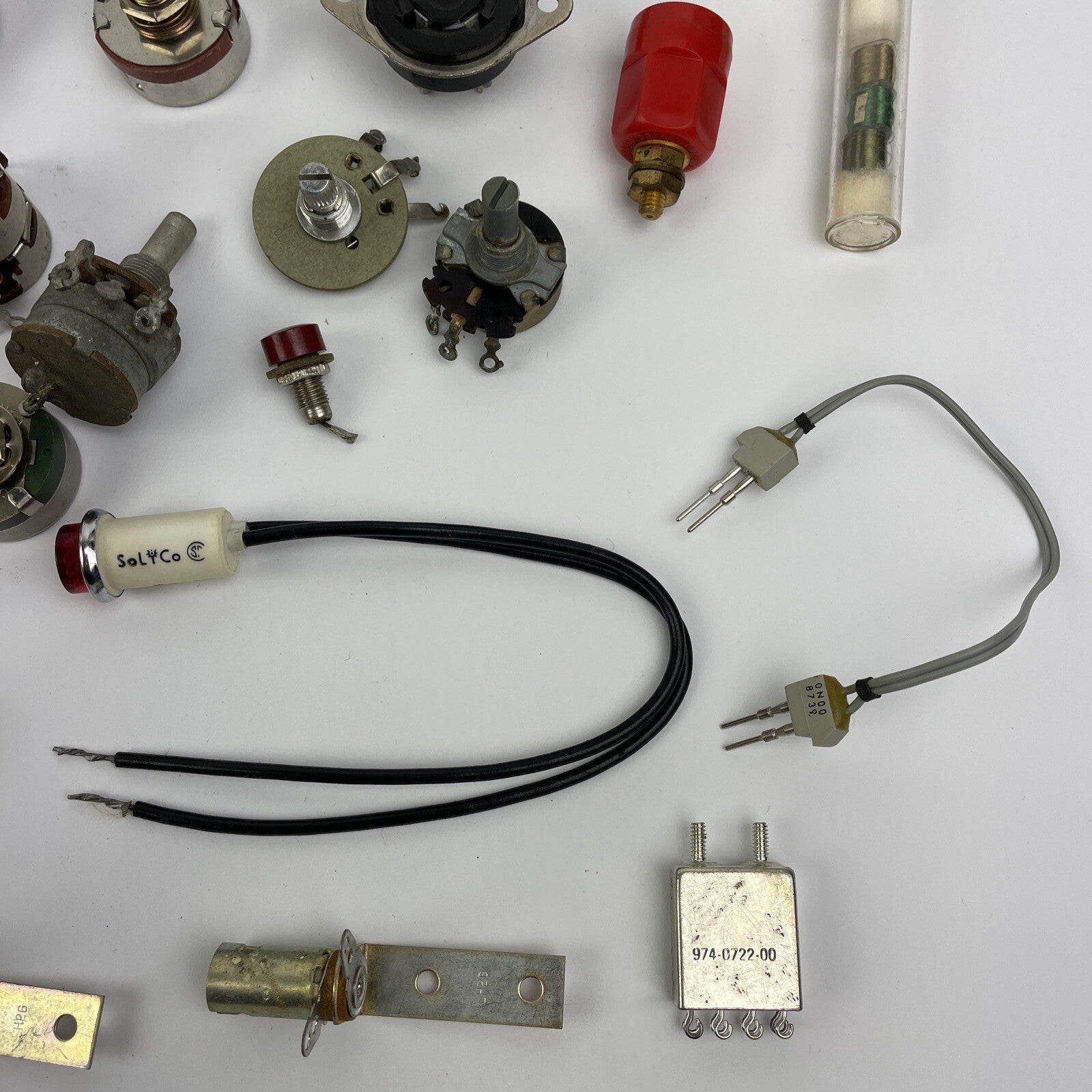 Huge Lot KLIXON Limit Switches Cessna Instrument Panel Parts Sprague RCA + LOOK