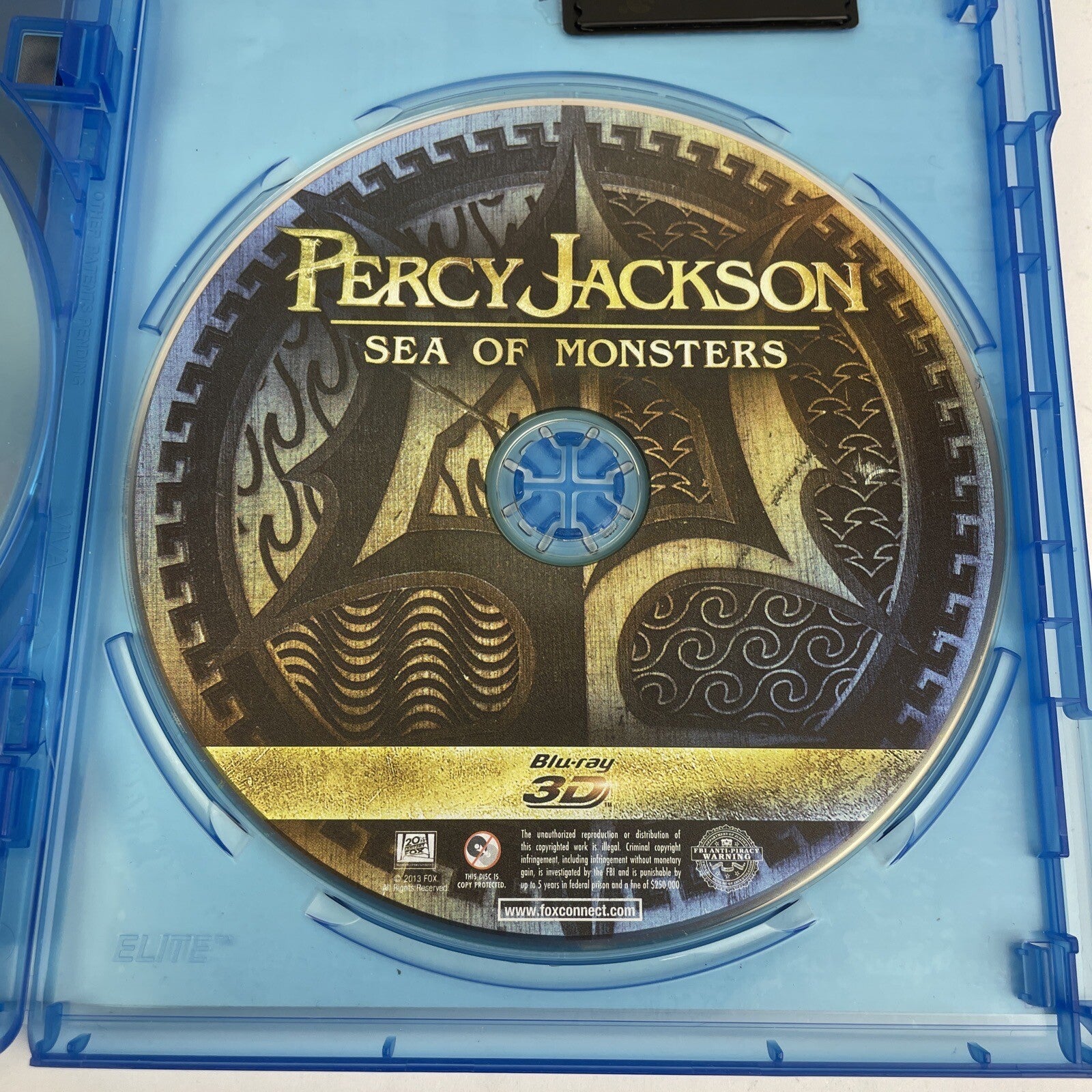 Percy Jackson : Sea of Monsters ( Blu-ray/DVD + DigitalHD ) Deluxe Edition MINT