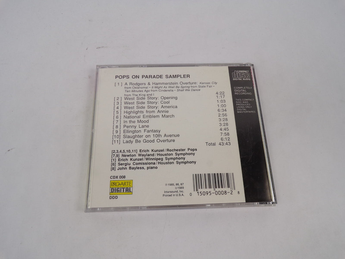 Specially Priced Digital Sampler Pops On Parade A Rodgers & Hammerstein CD#68