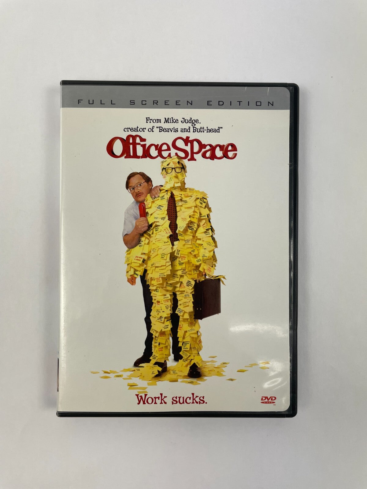 Office Space Work Sucks Cary Cole And Jennifer Aniston John Frizzell DVD Movie