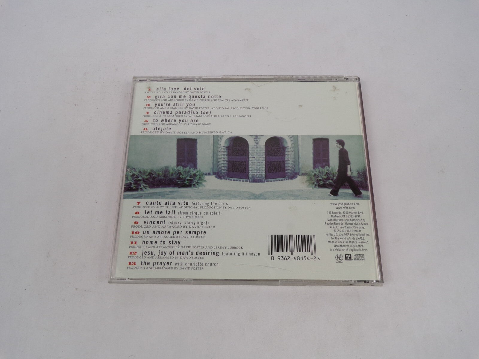 Josh Groban Alla Luce Del Sole Gira Con Me Questa Notte You're Still You CD#63