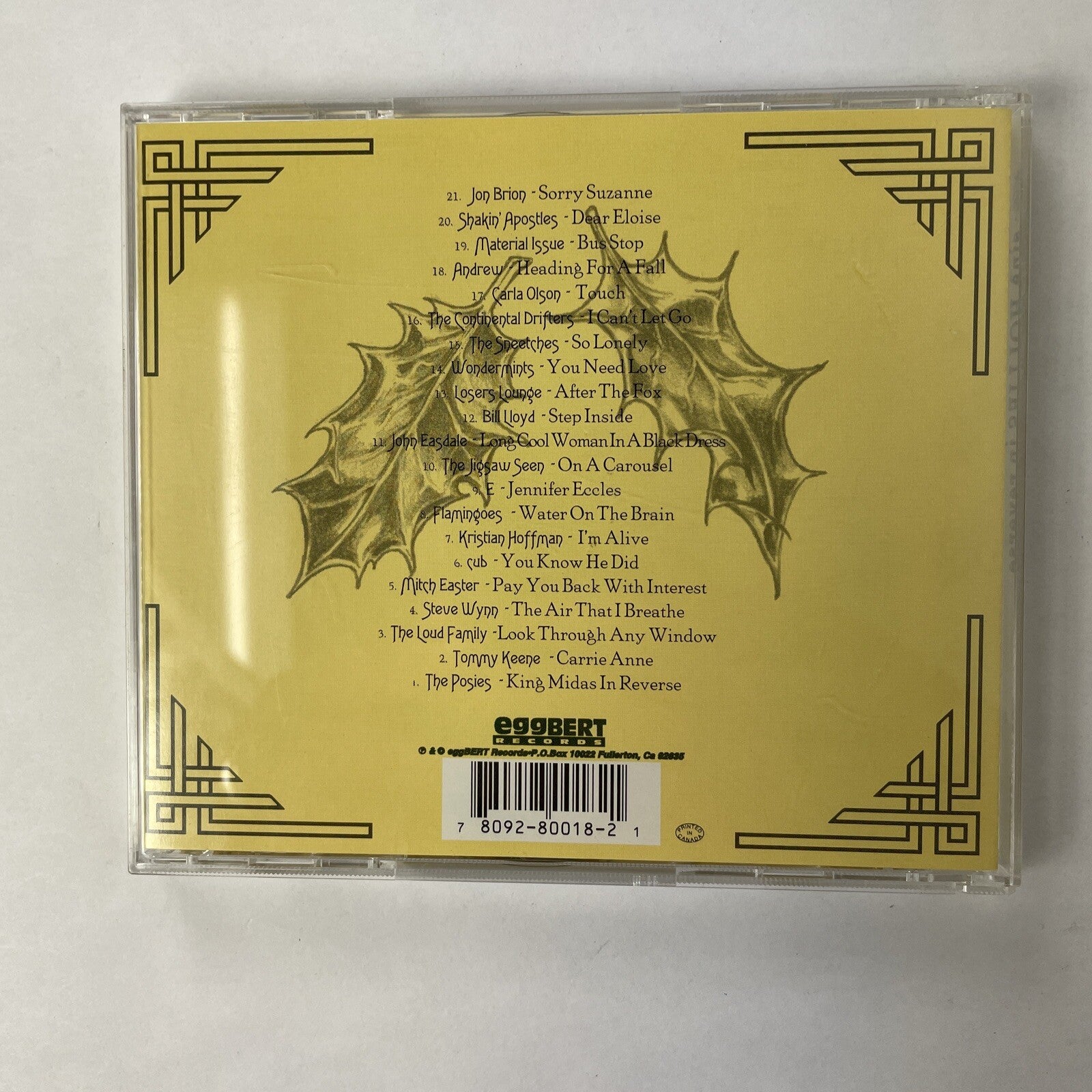 Various Artists - Sing Hollies in Reverse Rare CD #20