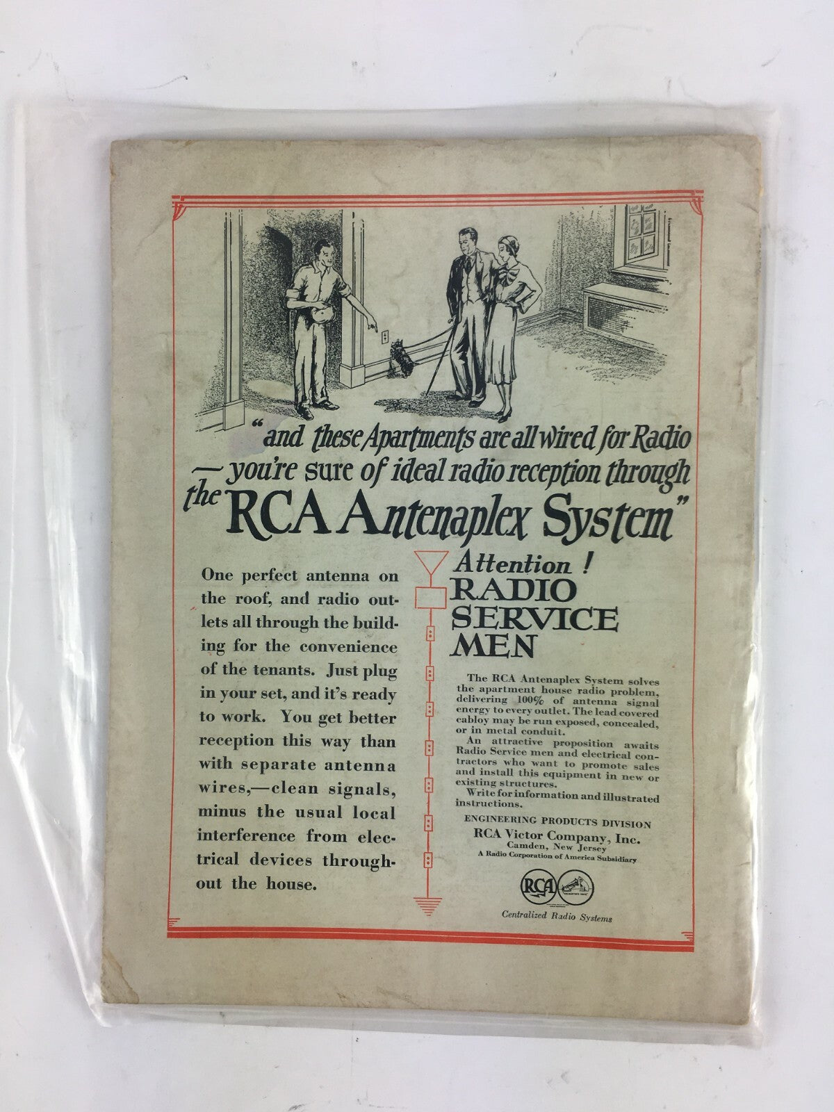 February Radio Craft Hugo Gernsback Magazine The Half-Wave Mast Antenna