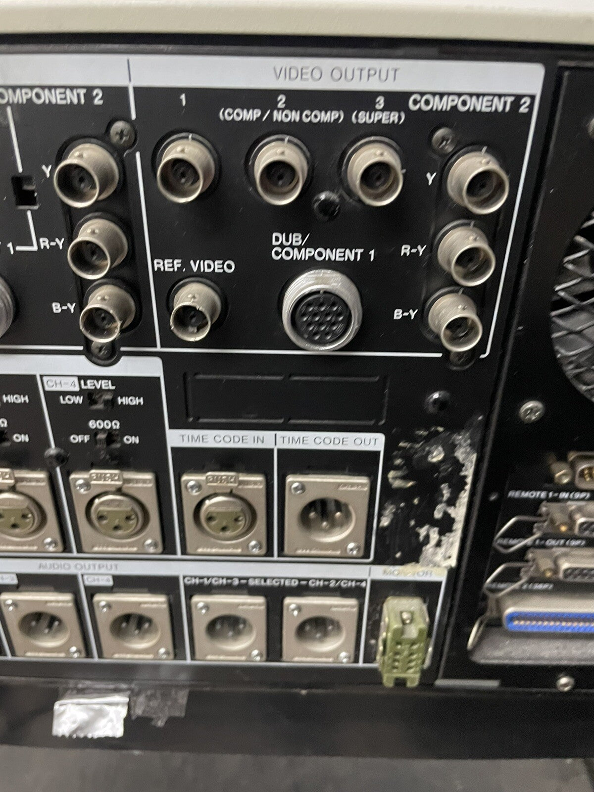 Ampex Betacam SP CVR-70 Studio Editor Video Cassette Recorder - ERROR 96