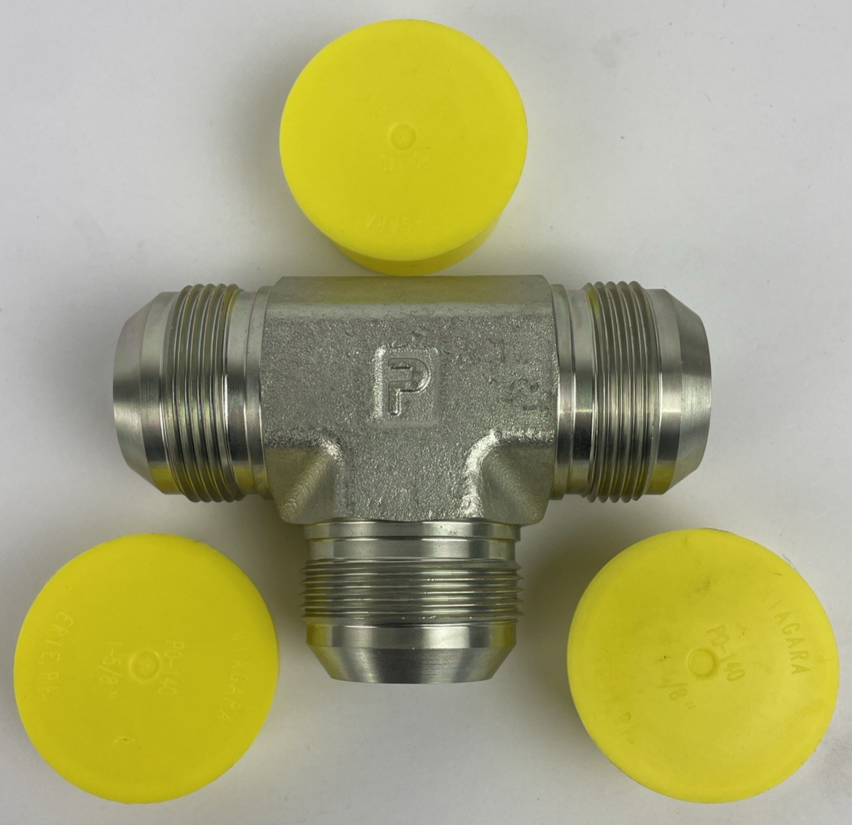OEM PARKER HYDRAULIC 20 JTX-S TRIPLELOK-S UNION TEE 1 1/4" Male w 37° Flare NEW