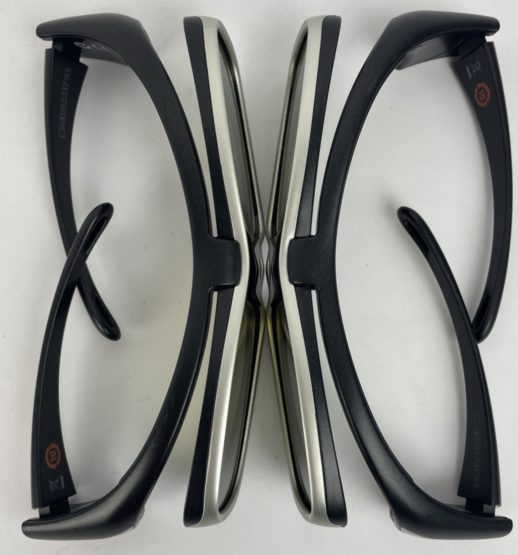 Lot of 2 Pairs Panasonic TY-EW3D10 3D Full HD Glasses