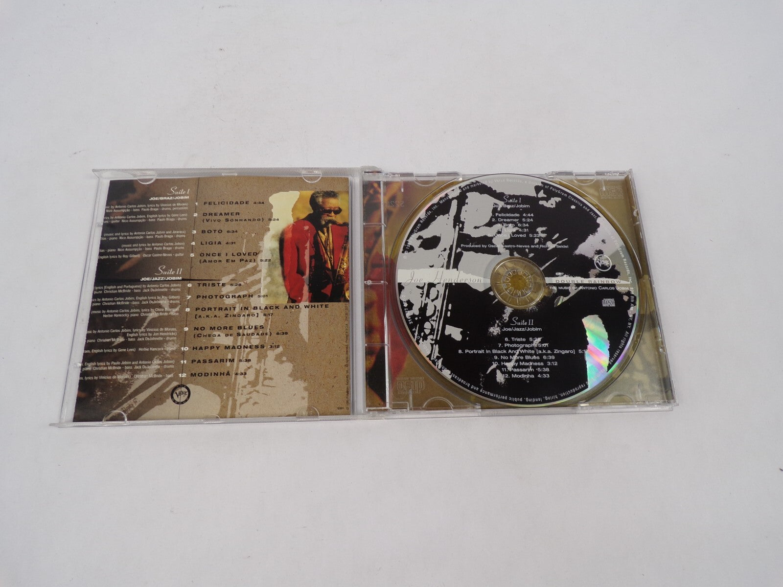 Joe Henderson Double Rainbow The Music Of Antonio Carlos Jobim Felicidade CD#71