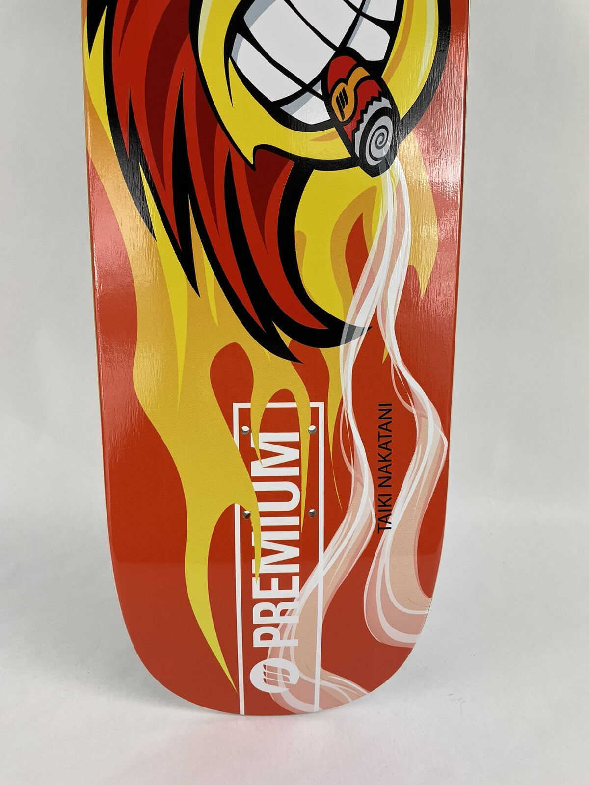 WOODY WOODPECKER RACING TAIKI PREMIUM Skateboards Shaped POOL Shape 8.9" x 32.5"