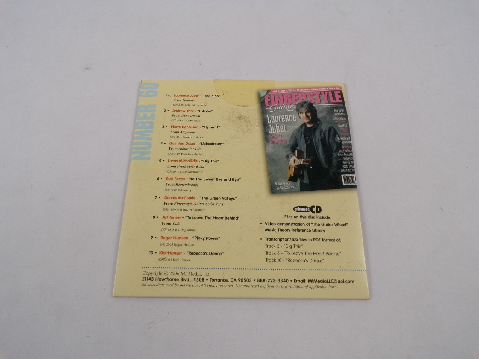 Free Strings! Finger Style Guitar La Bella Order Now White Supplies Last CD#2