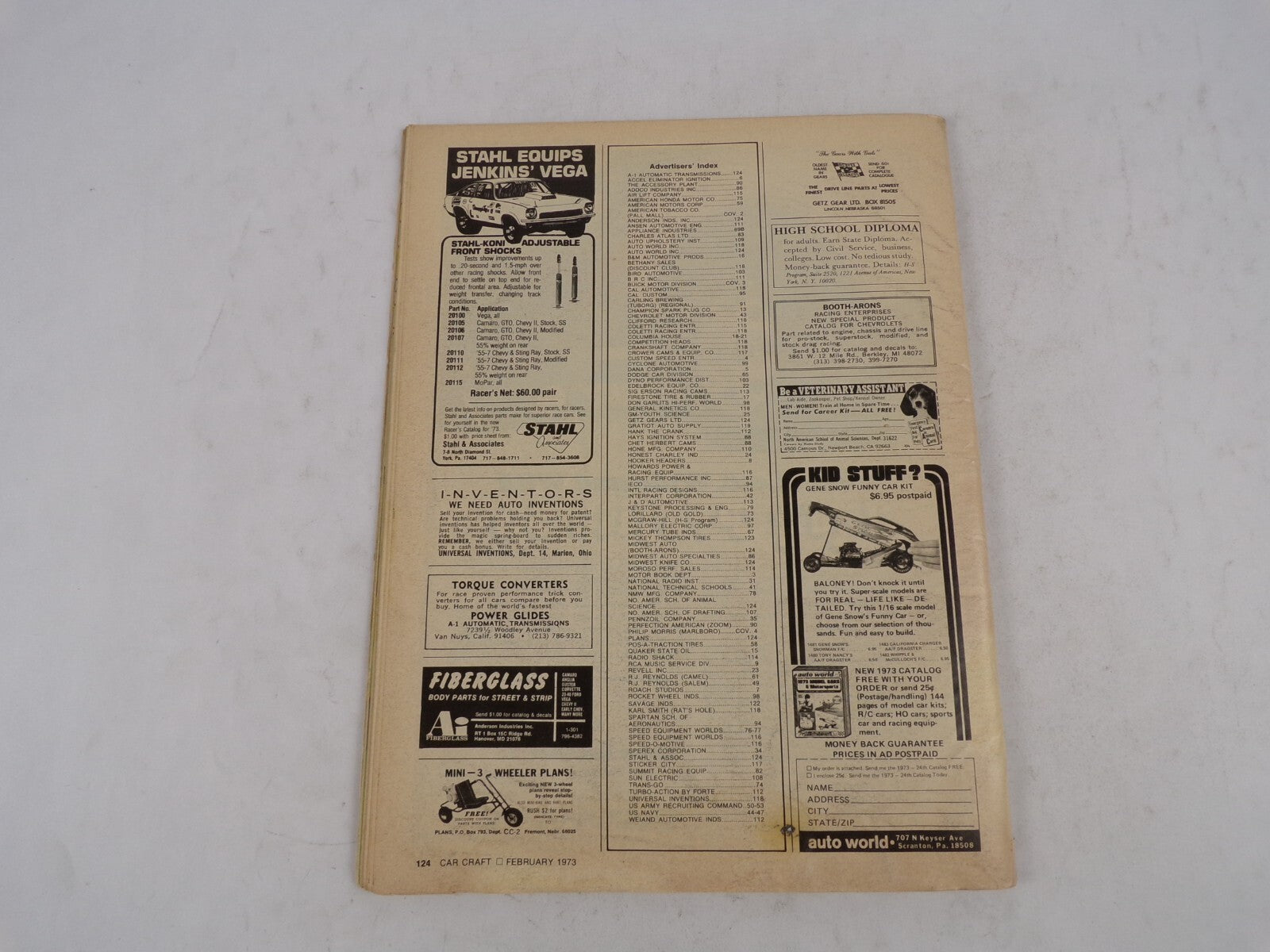 February 1973 Car Craft Drag Racing Preview: Hi-Speed Handling New People New