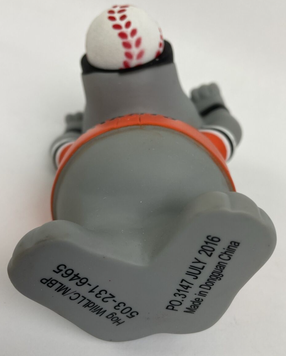 Hogwild MLB San Francisco Giants Baseball Squeeze Popper Mascot 5" TALL One Ball