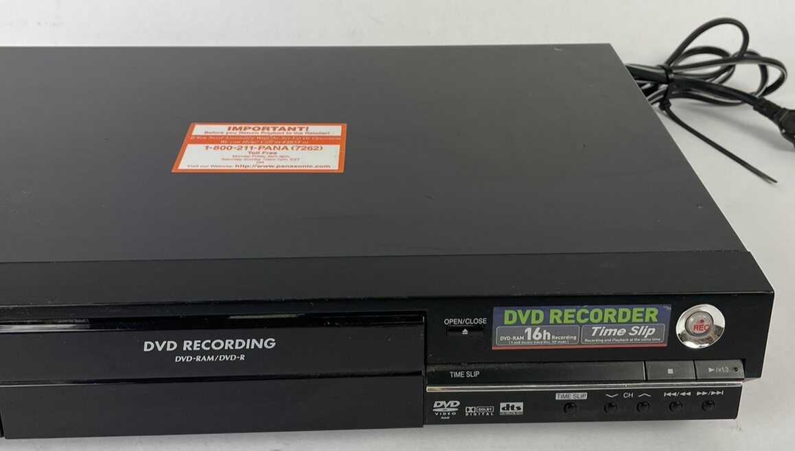 Panasonic DMR-E55 DVD Video Player Recorder DVD-RAM DVD-R Cosmetic Flaws