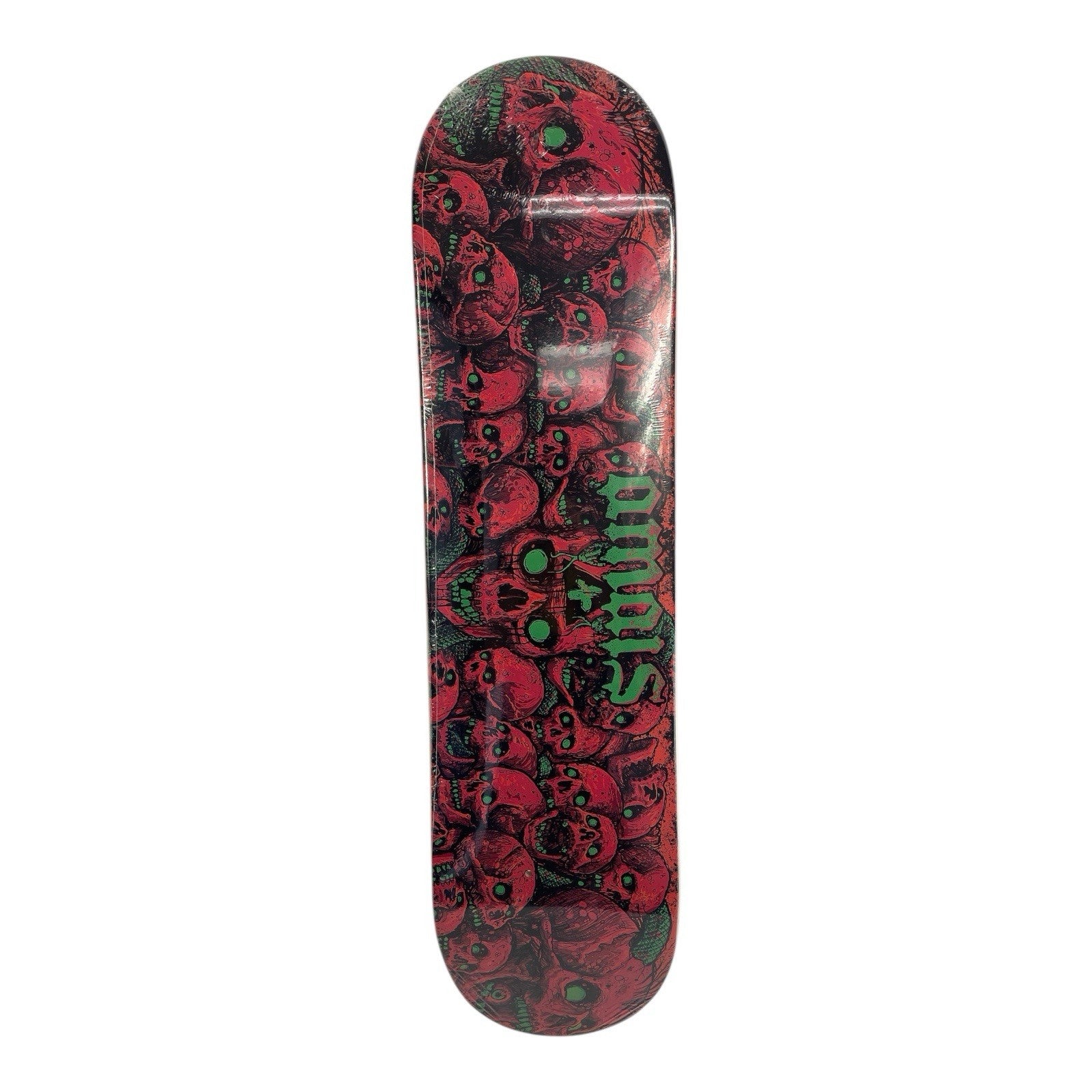 Amais skateboards deck 8” RARE quality Skeleton Skulls 6 Six feet under