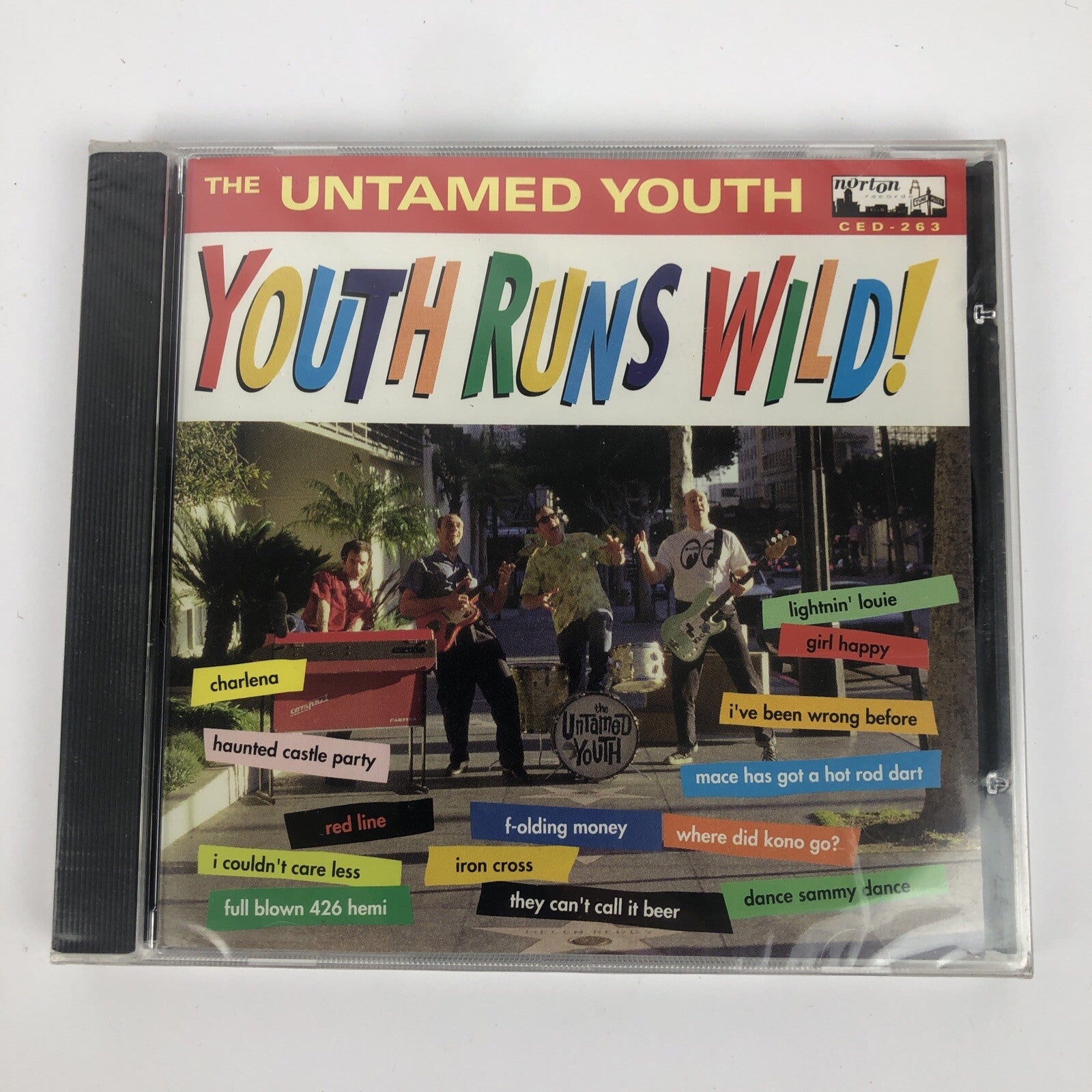 The Untamed Youth - Youth Runs Wild (CD, 1998, Norton) Surf / Garage
