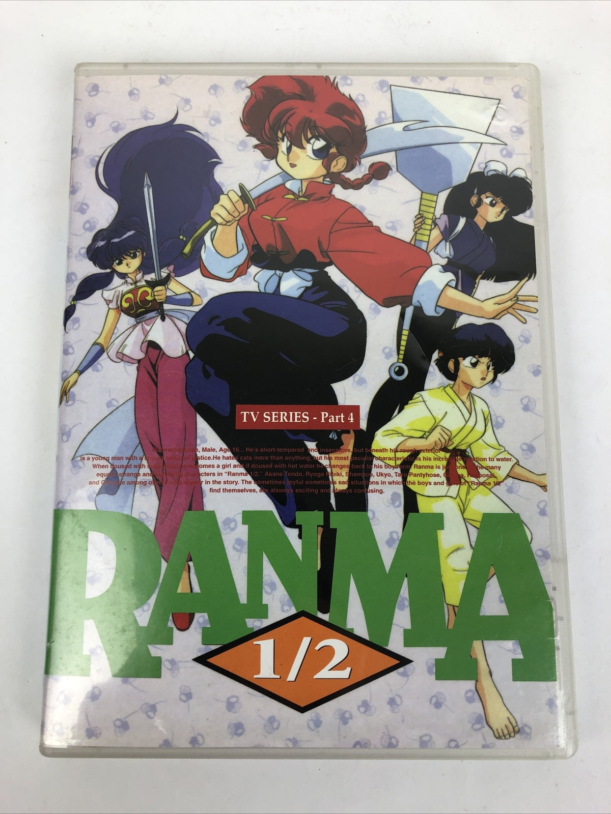 Ranma 1/2 TV Series Part 4, 3 DVDs, 7th Season, Episodes 137-161 MINT DISCS