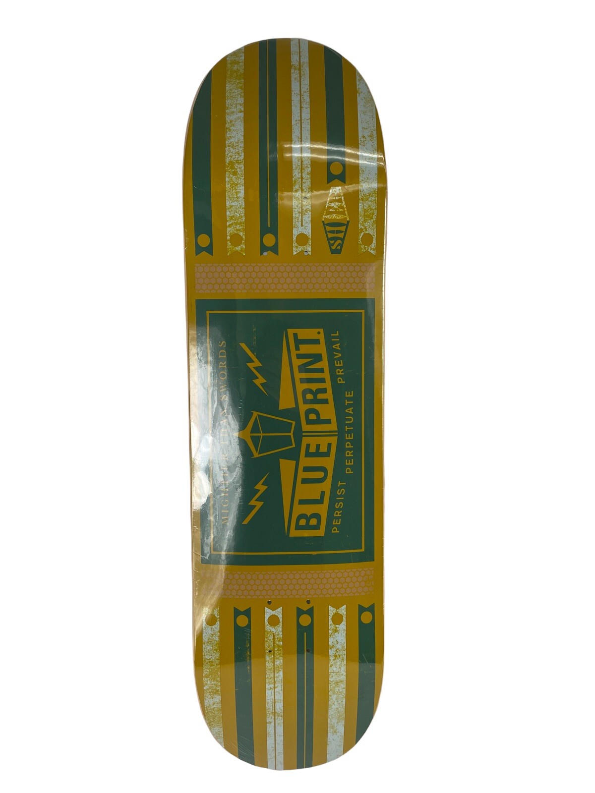 BLUEPRINT skateboards deck 8.25” RARE quality Paul Shier Mightier than swords