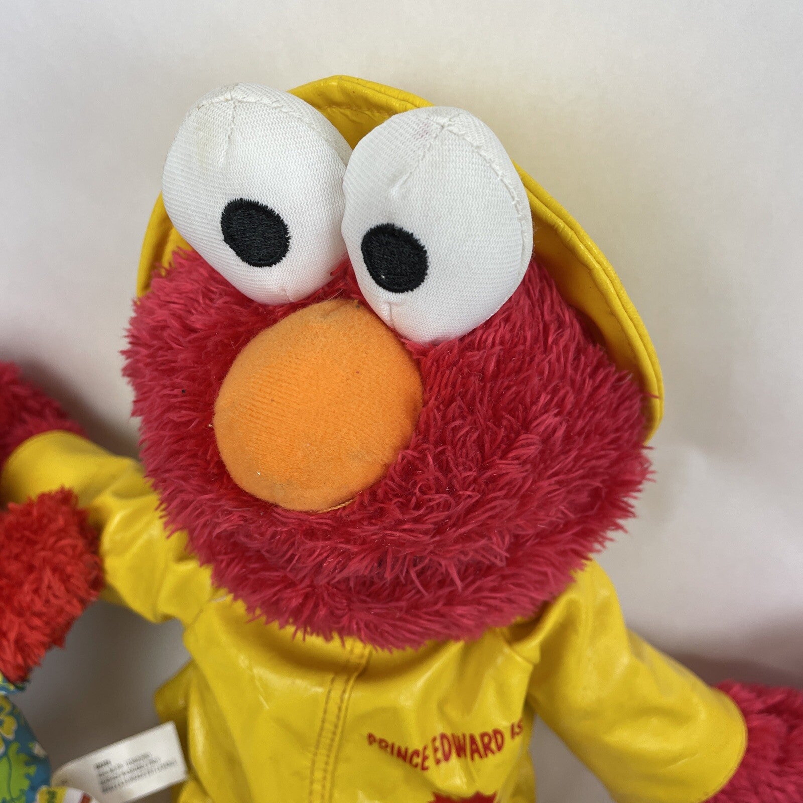 Lot of 3 1999 03 07 Sesame Street Elmo Plush 15" Stuffed Animal Toy LOOK Fish