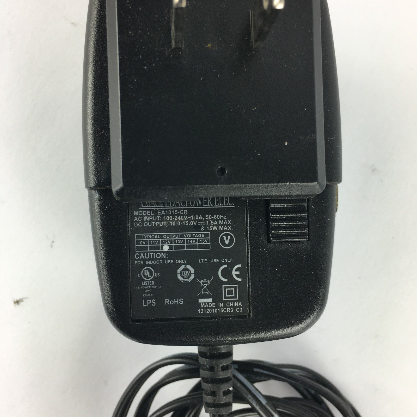Genuine LDAC EA1015-GR Output 10.0/15.0V 1.5A Power Supply Adapter A56