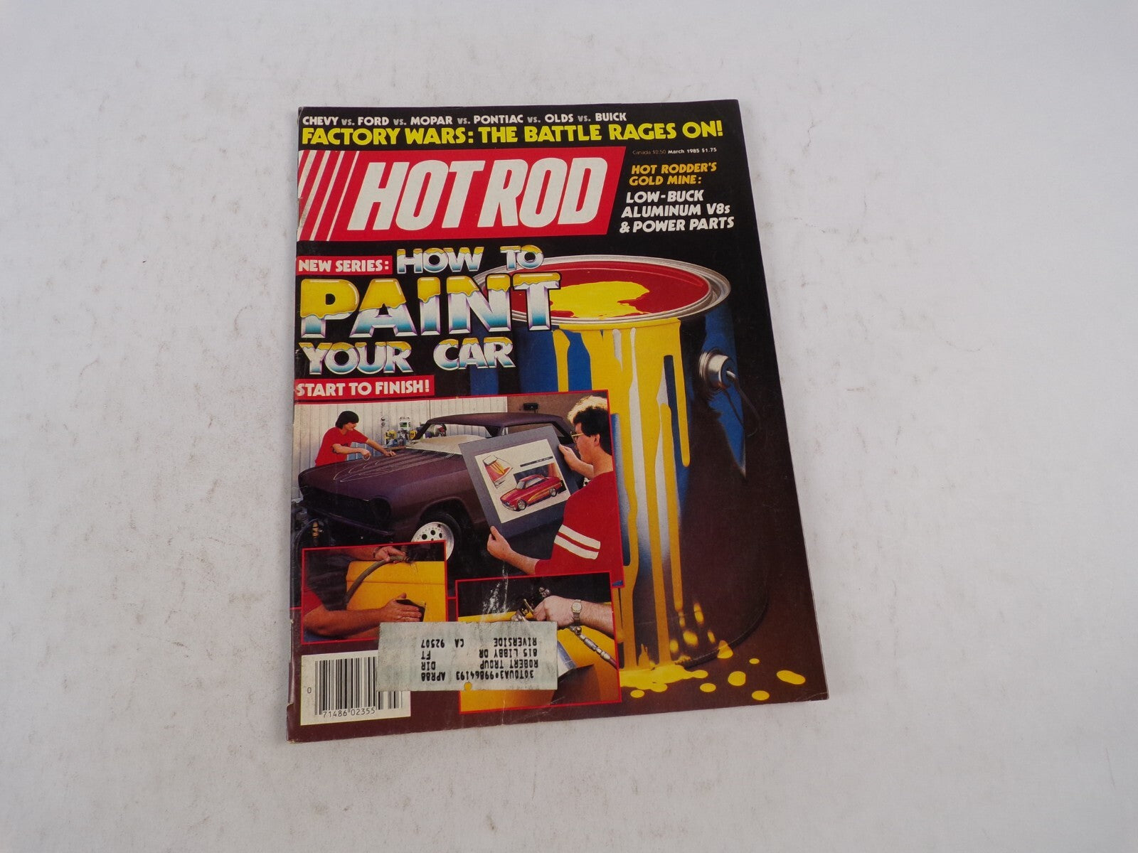 April 1986 Hot Rodding Magazine How To Paint Your Car Factory Wars: The Battle