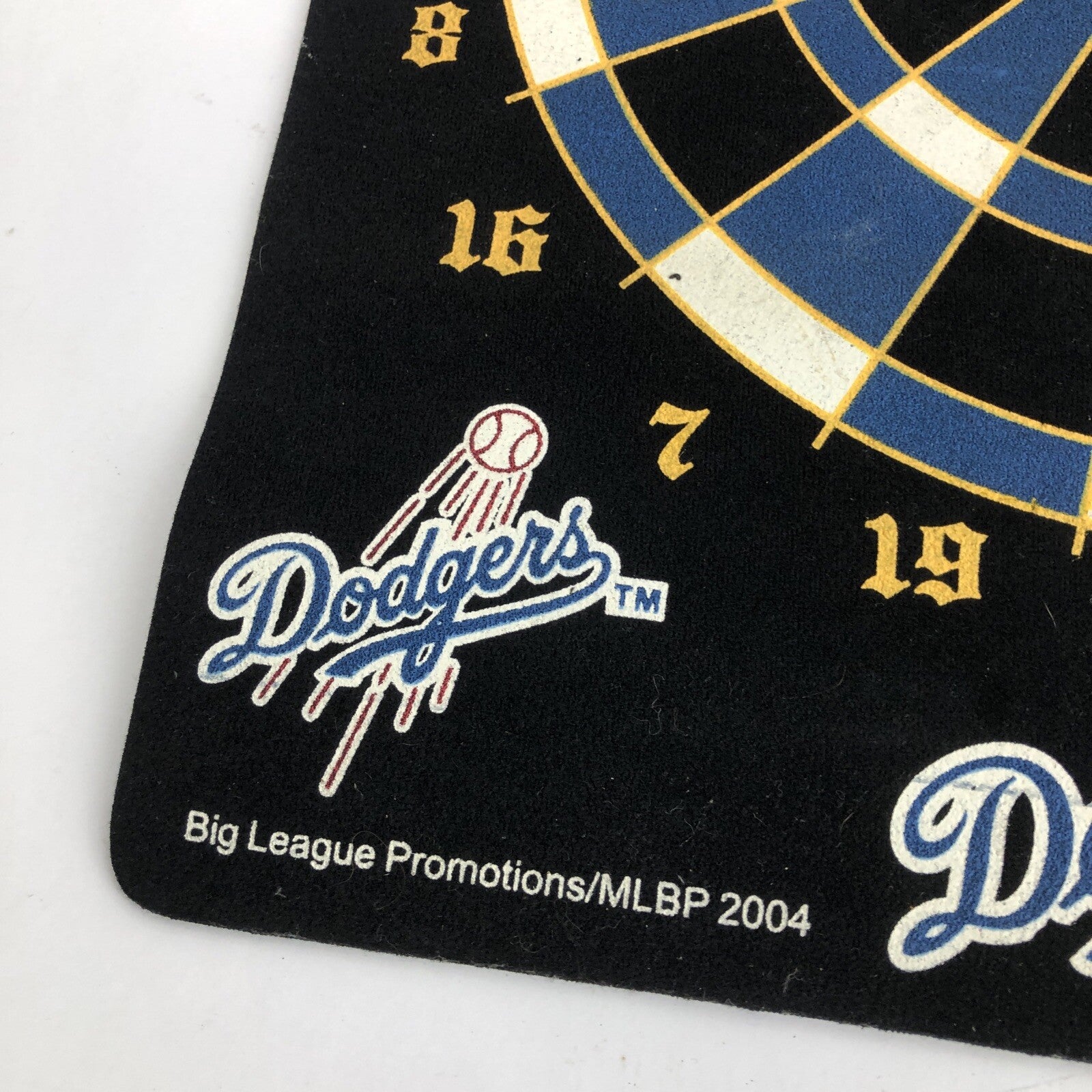 Rare MLB Los Angeles Dodgers MAGNETIC DART BOARD - 2004 Big League Productions