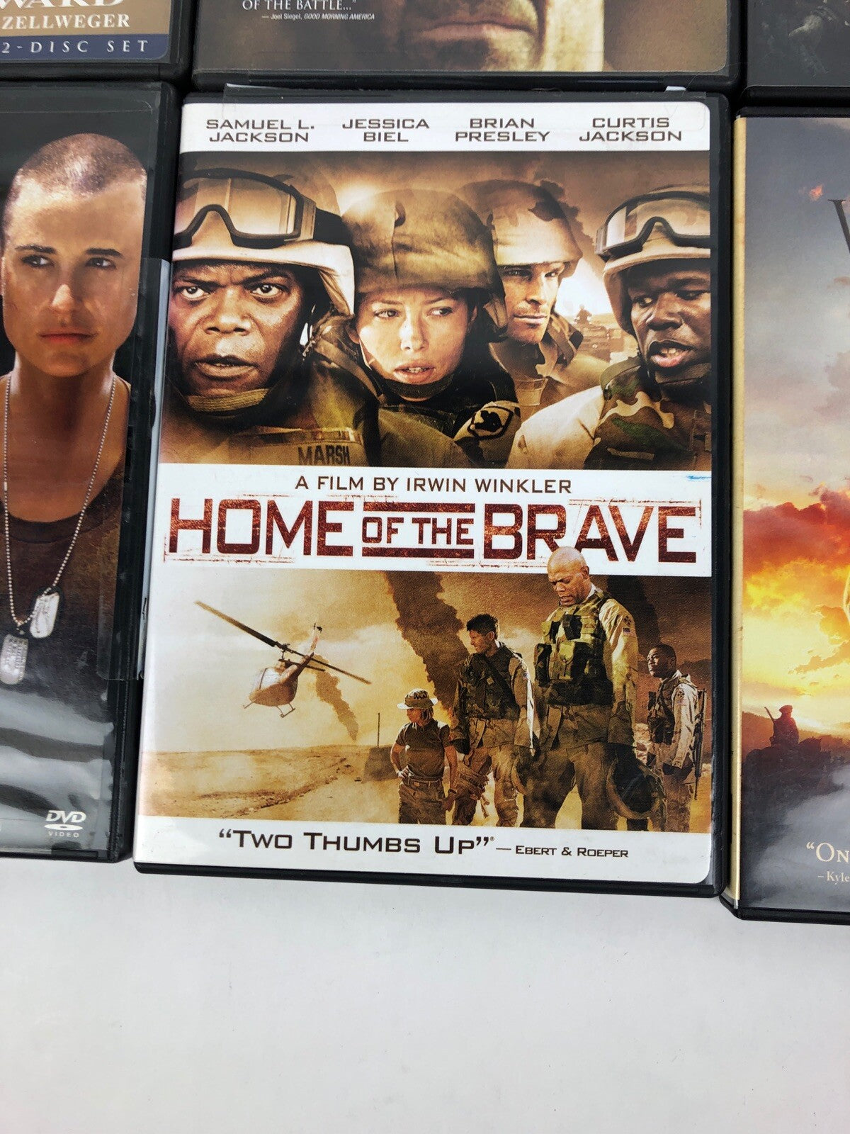 LOT OF 10 MILITARY & WAR MOVIES DVD jarhead Hurt Locker War Horse Rescue Dawn +