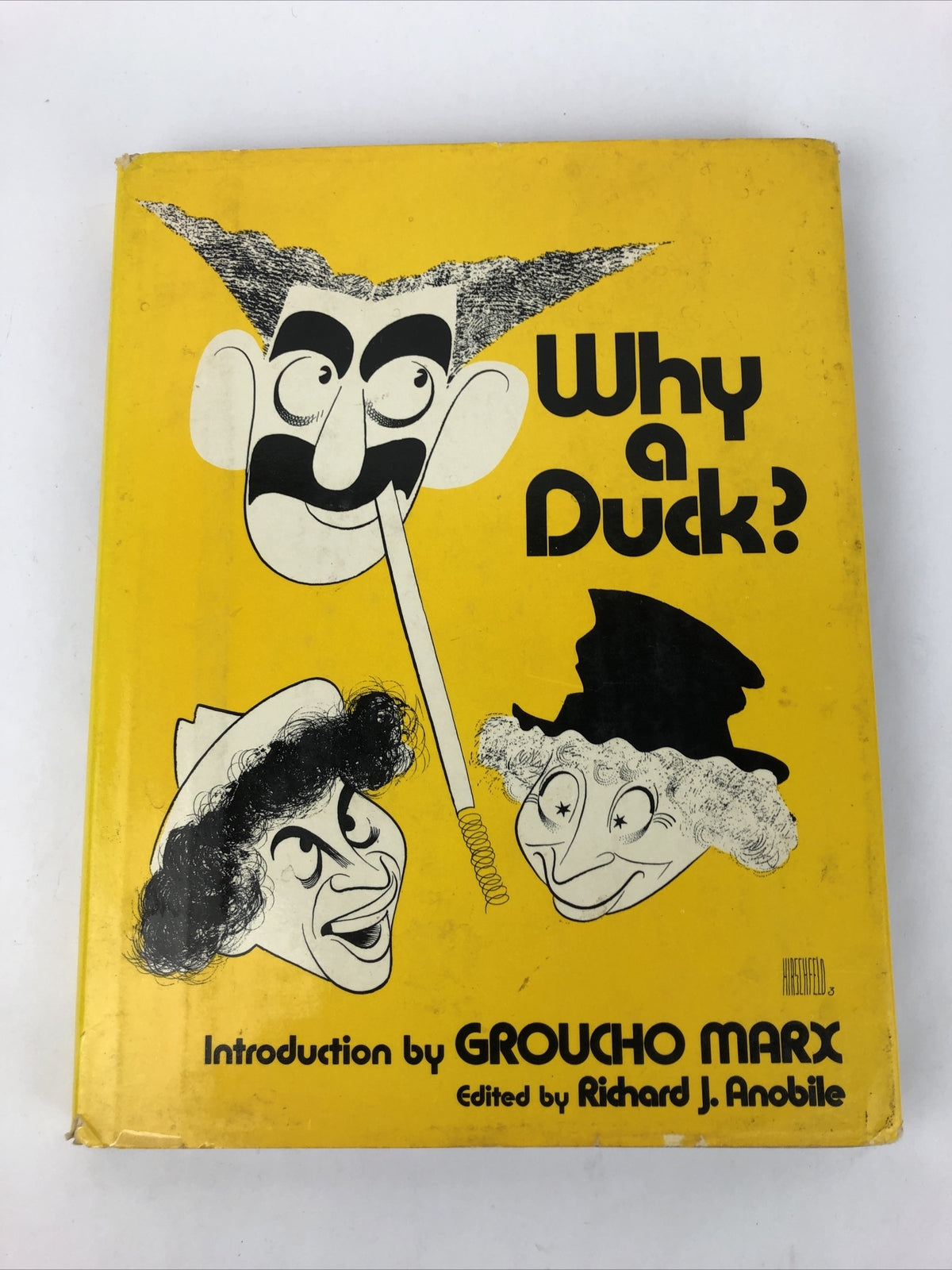 Why a Duck? The Marx Brothers Story by Richard J. Anobile Hardcover 1972 Avon