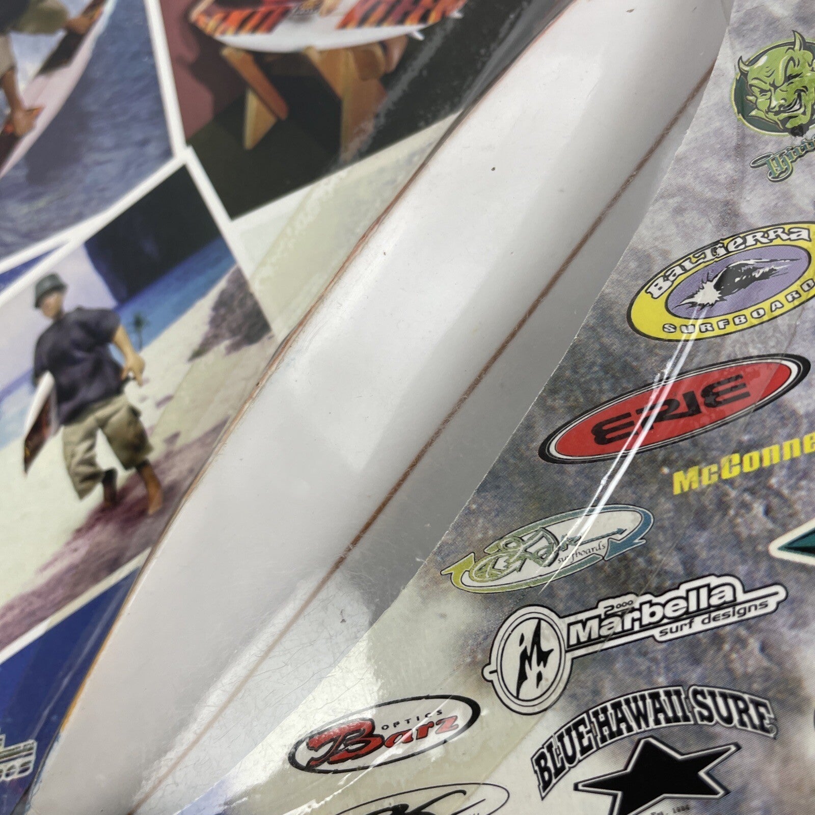 Rare Finger Board Extreme Fingerboy Fingergirl Surfboard Surfing CH Edition