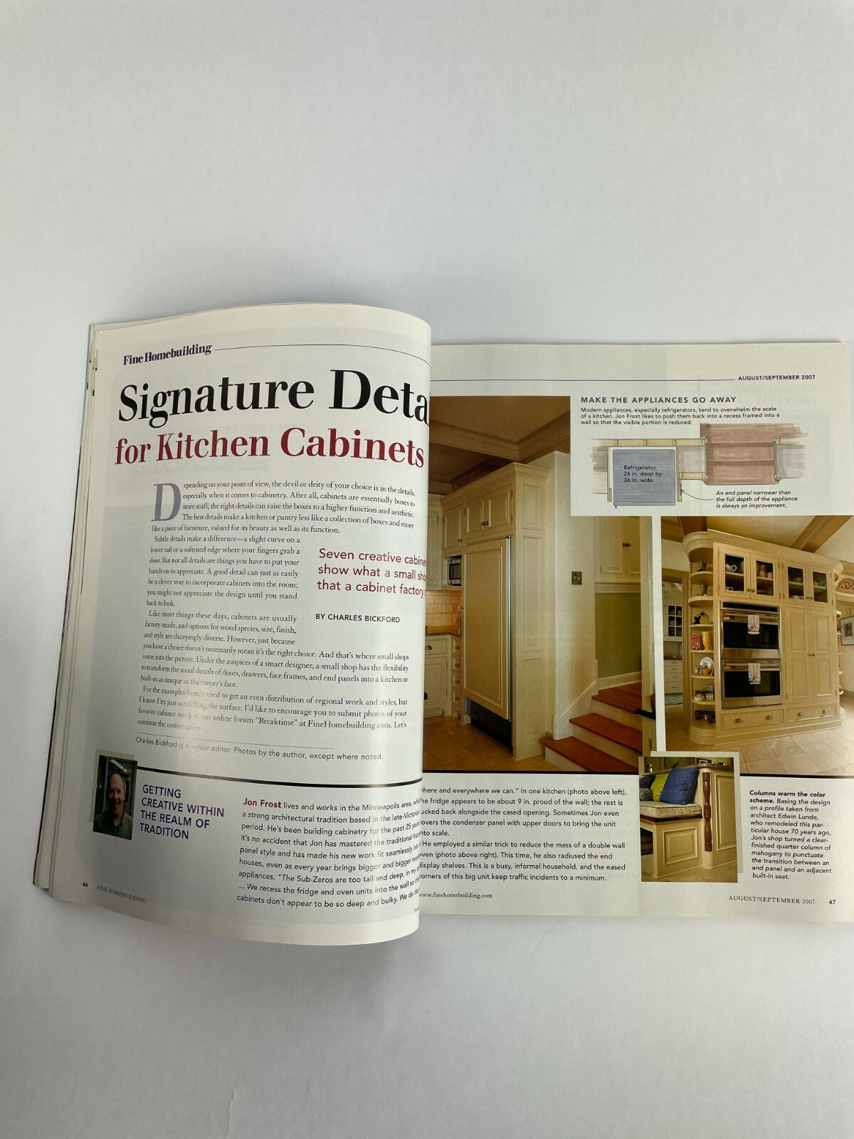 September 2007 Fine Homebuilding Magazine Kitchen Cabinets FasterFraming Trim #B