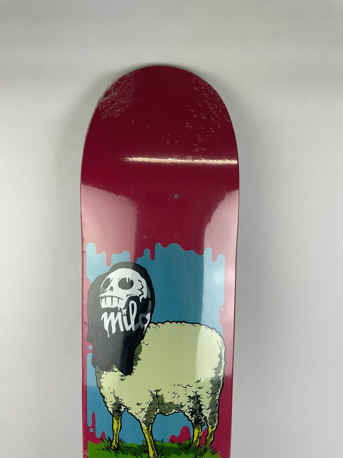 Mild Skull head Sheep skateboards deck 8.125” RARE quality
