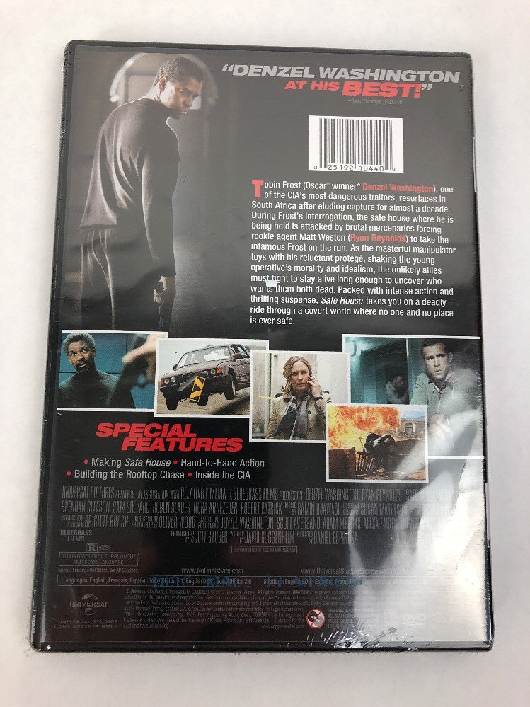 Safe House DVD Ryan Reynolds Denzel Washington- Fast Free First Class Shipping