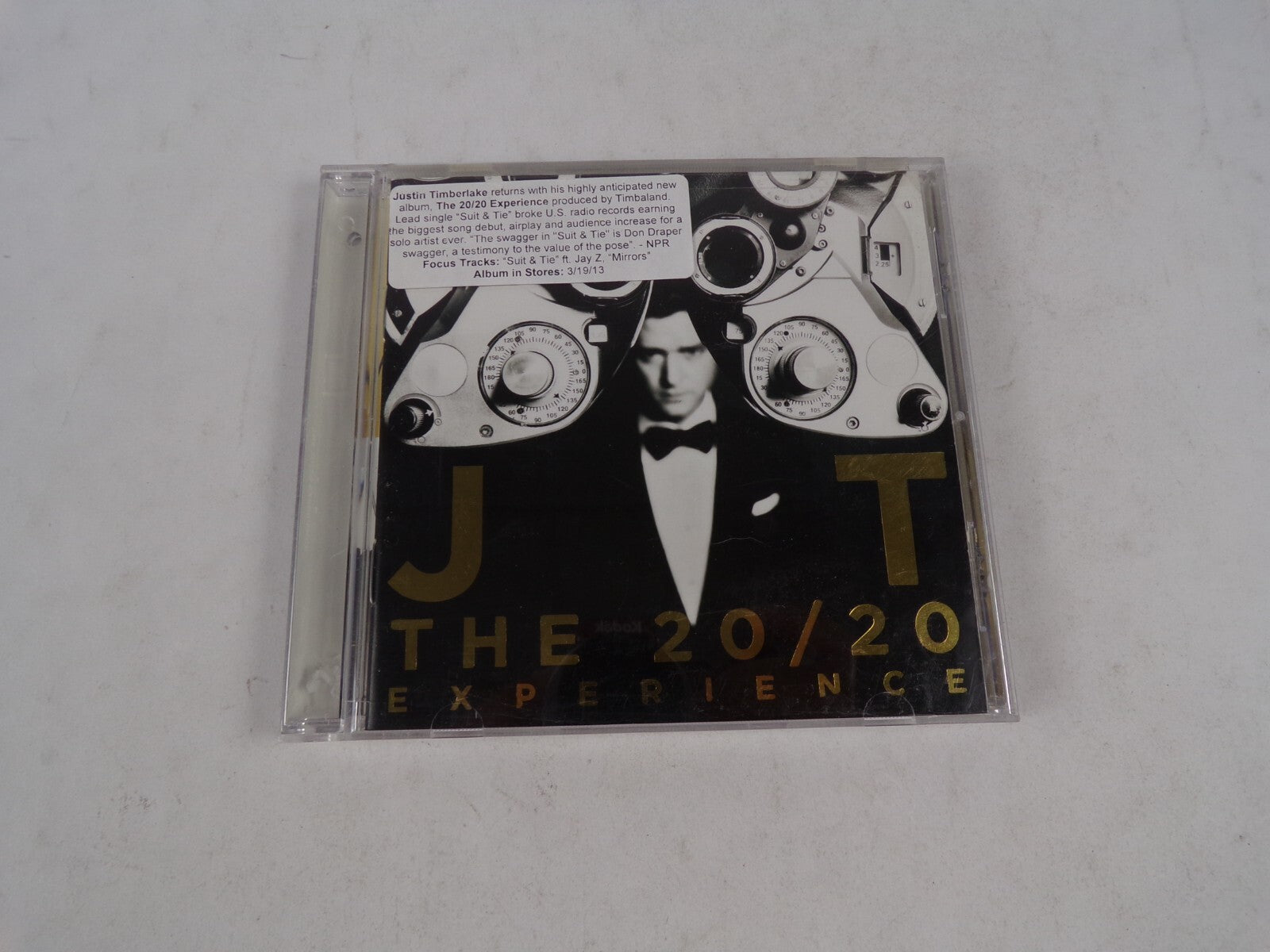 Justin Timberlake The 20/20 Experience Pusher Love Girl Suit & Tie CD#55
