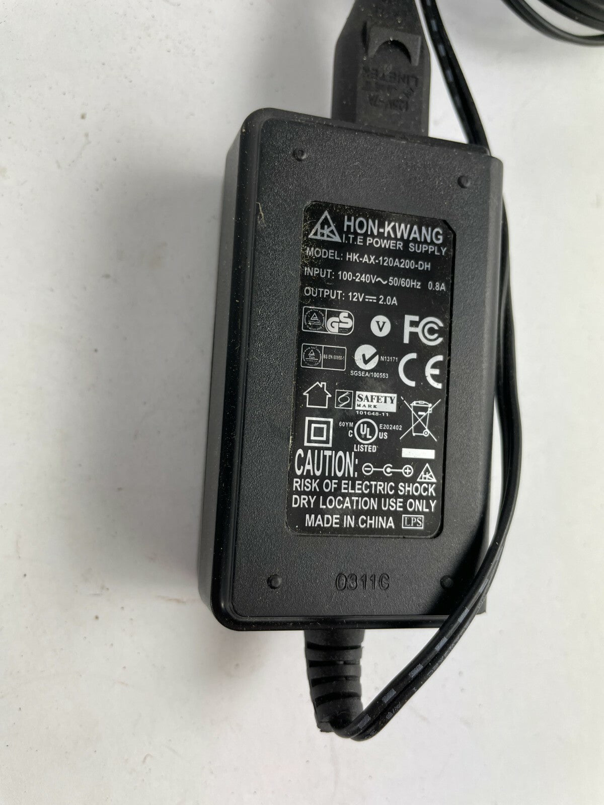 Genuine HON-KWANGHK-AX-120A200-DH AcAdapter Output12V 2APower Supply Adapter A96