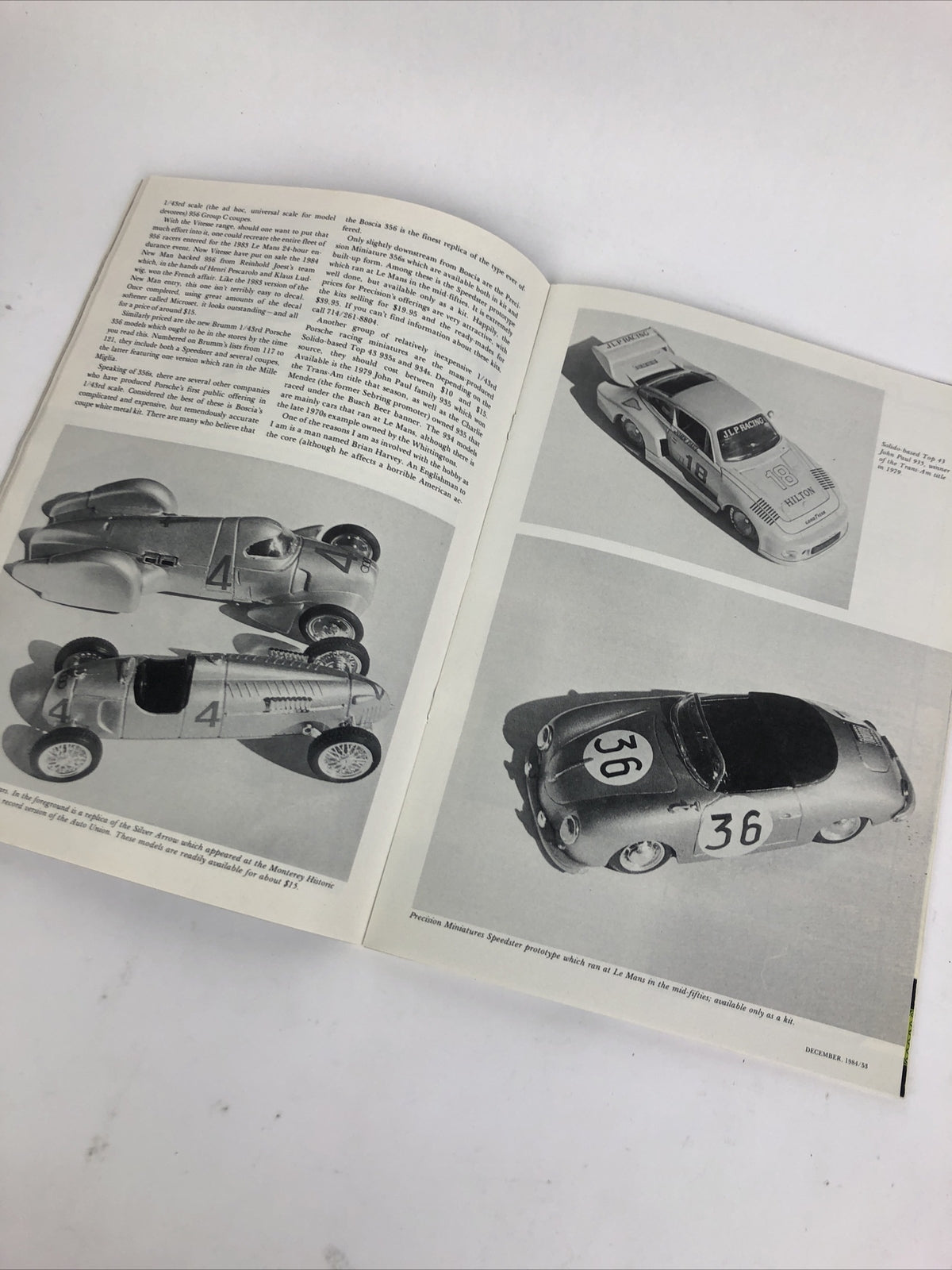1984 DECEMBER PORSCHE PANORAMA MAGAZINE CARRERA 911 928 944 924 356 TURBO - VGC