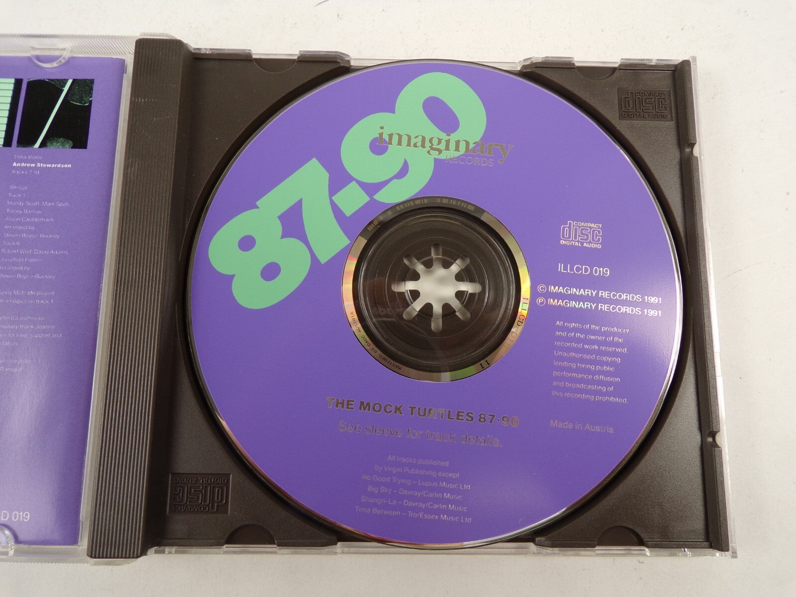 The Mock Turtles John O'War No Good Trying Big Sky Fionnuala Shangri-La CD#45