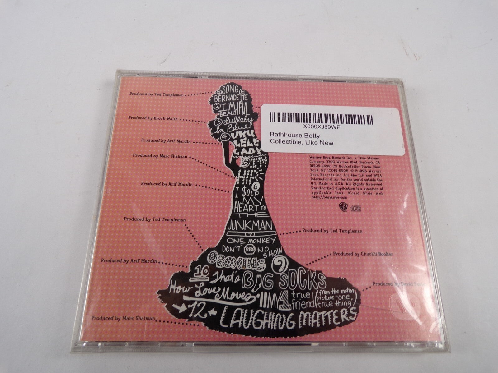 Bette midler bathhouse betty song of bernadette iam beautiful lullabe CD#62