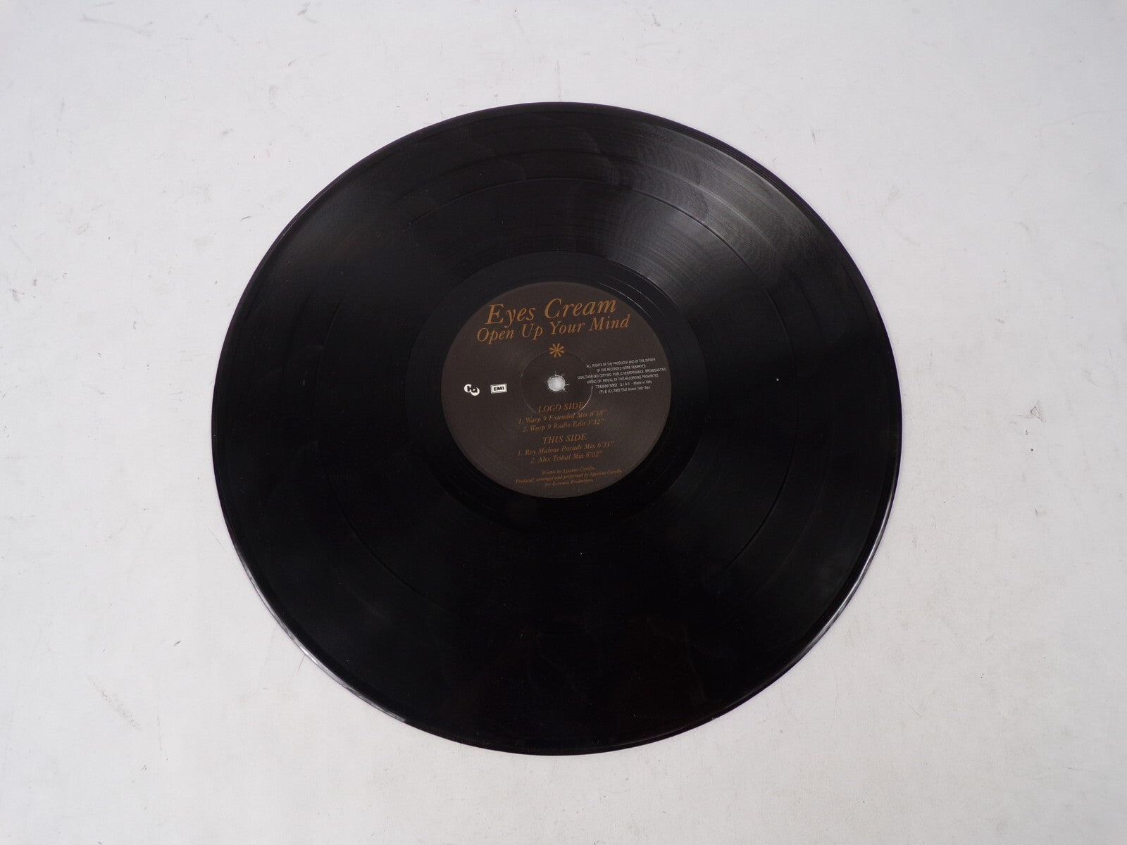 Eyes Cream Open Up Your Mind Roy Malone Parade Mix Alex Tribal Mix Vinyl Record