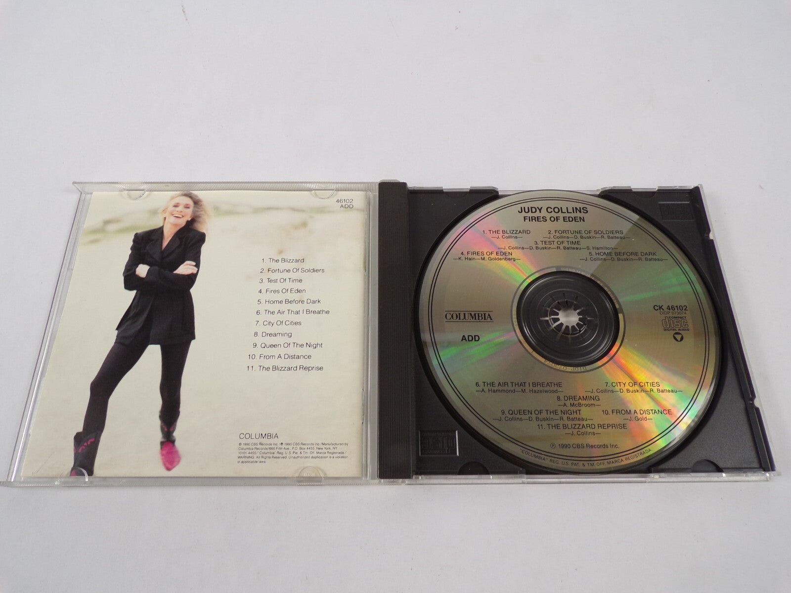 Judy Collins Fires Of Eden The Bizzard Fortune Of Soldiers Test Of Time CD#27