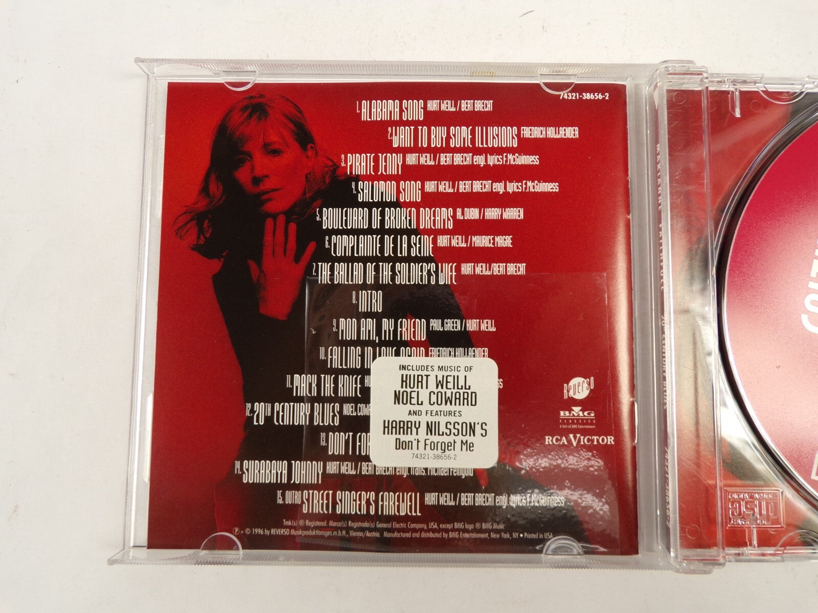 Marianne Faithfull Alabama Song Pirate Jenny Surabaya Johnny Salomon Song CD#45