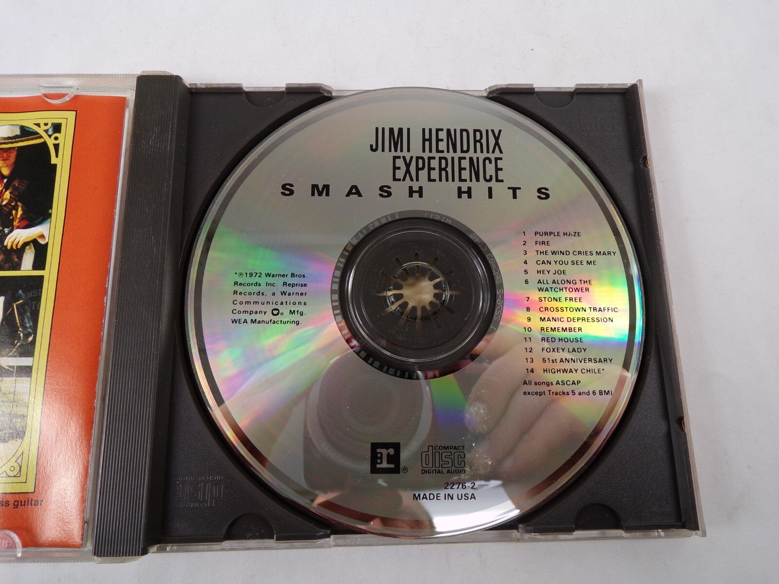 Smash Hits Jimi Hendrix Experience Fire Hey Joe Stone Free Red House CD#56