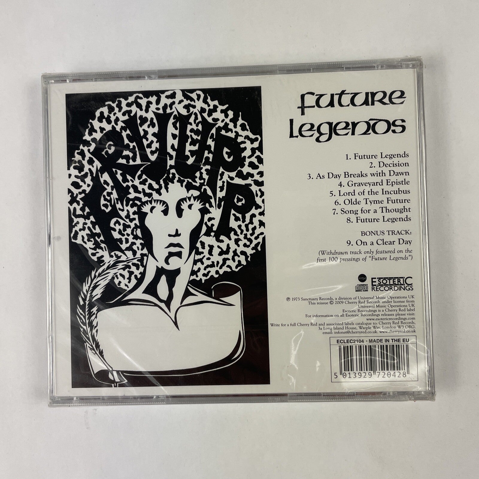 Fruup - Future Legends (CD, 2009, Esoteric Recordings) MINT SEALED #15