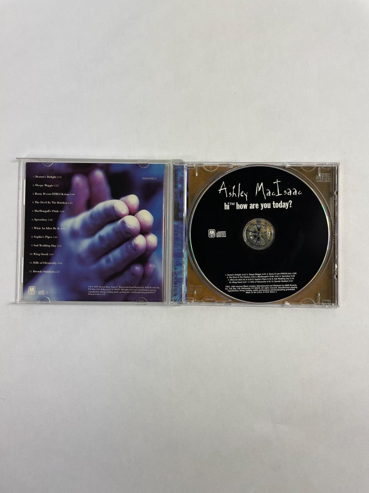 Ashley Macisaac Hi How Are You Today? Beaton's Delight Sleepy Maggie Rusty CD#72
