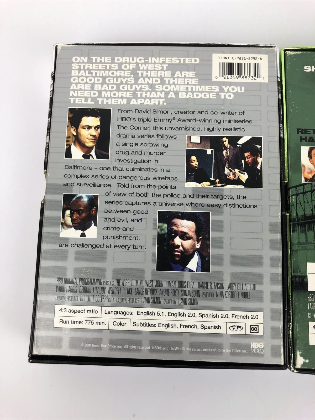 THE WIRE Seasons 1 & 2 Box Sets DVD Lot HBO Complete Mint discs Guaranteed