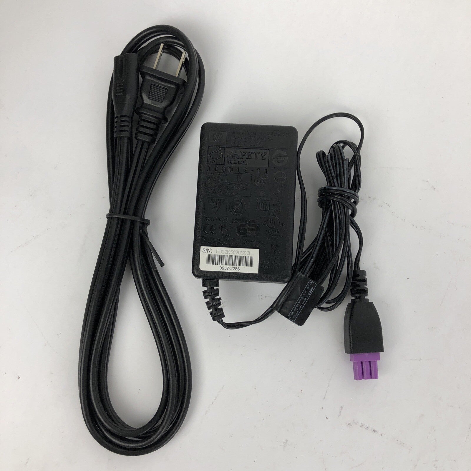 OEM 0957-2286 HP GENUINE POWER ADAPTER SUPPLY TESTED GUARANTEED A18