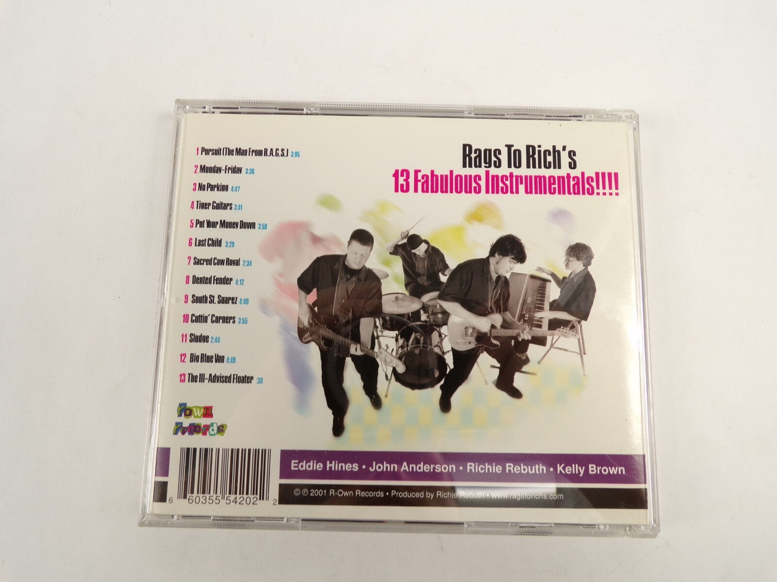 Rags To Richs 13 Fabulous Instrumentals No Parking CD#49