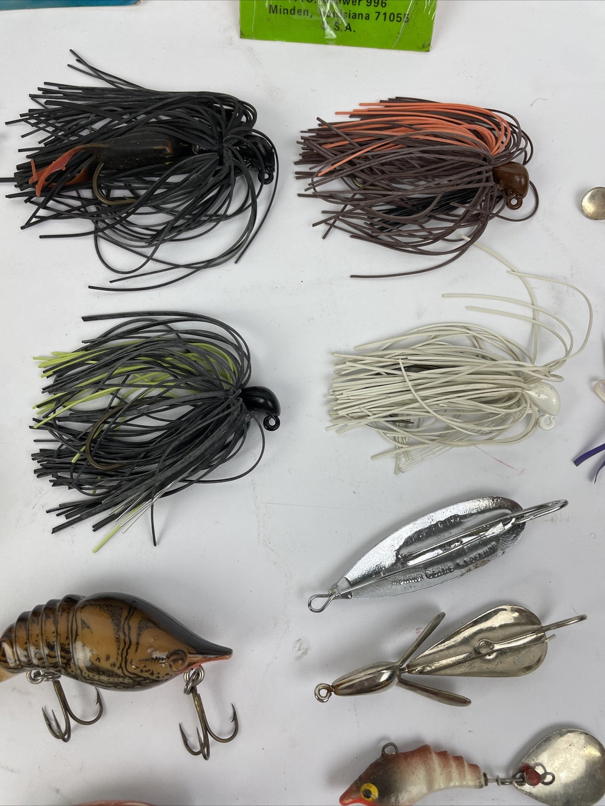 Fishing Lure Lot 50 + Pieces Weed Wing Frog Spinner Jitterbug USA JAPAN - LOOK